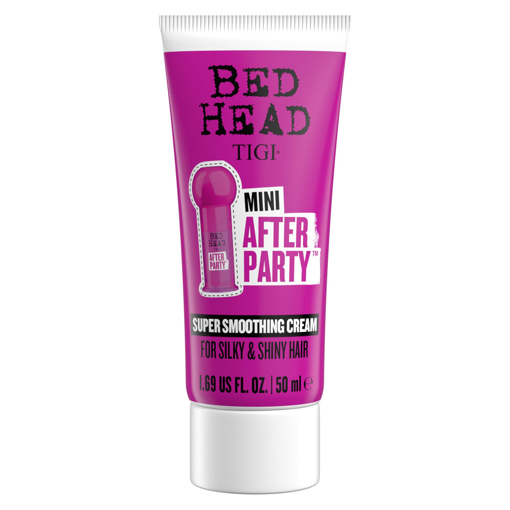 Bed Head TIGI After Party crema alisadora mini para control del encrespamiento y brillo.