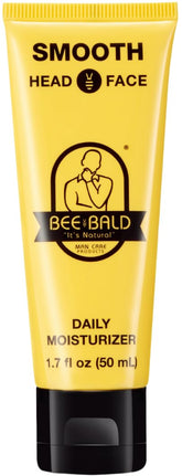 Bee Bald Smooth, bote hidratante, aporta hidratación diaria para piel y cuero cabelludo.