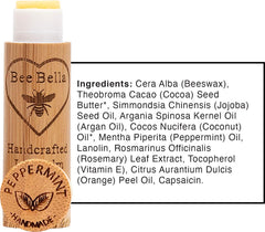 Bee Bella baume lèvres menthe - emballage prêt à offrir.