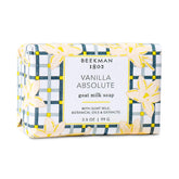 Beekman 1802 Jabón Cuerpo Leche de Cabra vainilla absoluta, barra suave para piel sensible.