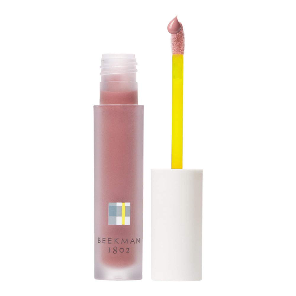 Beekman 1802 Oh Mega Milk Lip Oil en envase, hidratación suave para labios