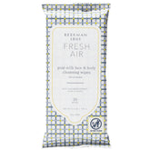 Beekman 1802 toallitas faciales y corporales Fresh Air para limpieza rápida y cómoda.