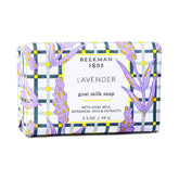 Beekman 1802 barra jabón leche de cabra lavanda, suave para piel sensible.