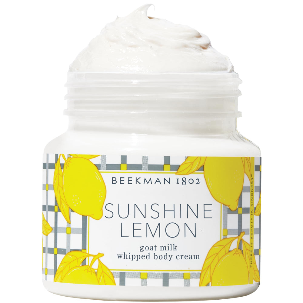 Beekman 1802 Whipped Body Cream frasco de 8 oz para hidratación suave.