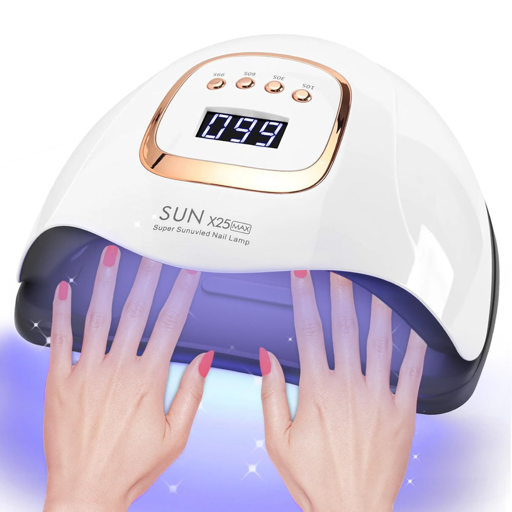 Lámpara BEENLE UV LED 380W, vista frontal, secado rápido y uniforme de gel