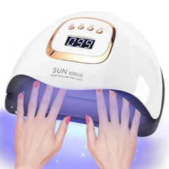 Lámpara BEENLE UV LED 380W, vista frontal, secado rápido y uniforme de gel
