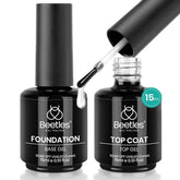 Beetles Base Gel para uñas con adherencia y acabado suave.