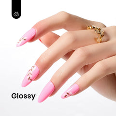 Beetles Botella de esmalte rosa de 15 ml para manicura.