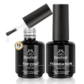 BeetlesGelPolish Capa Base 15ml para adherencia uniforme en uñas.
