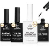 Beetles capa superior gel con brillo duradero para manicura.