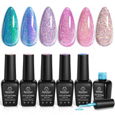 Beetles Esmalte en gel: seis colores para crear estilos cambiantes en las uñas.