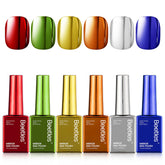 Beetles Chrome Mirror Silver swatch—ultra-glossy shine for bold chrome nails.