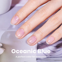 Beetles Uñas con Queratina Azul Océano, nutrido fortalecimiento para uñas débiles.