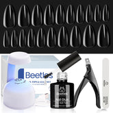 Beetles conjunto uñas gel almendra 9 en 1 para extensión casera