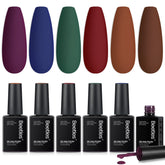 Beetles Gel Polish Twilight Marrón Oscuro: brillo y cobertura uniforme