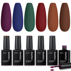 Beetles Gel Polish Twilight Marrón Oscuro: brillo y cobertura uniforme