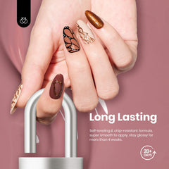 Beetles esmalte en gel tono madera claro para look cálido