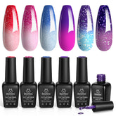 Beetles Gel Polish: kit de cambio de color en 6 tonos para manicuras versátiles.