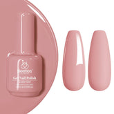 Beetles Esmalte Gel Rosa Malva Polvo 15 ml en bote para manicura duradera.