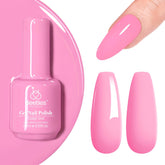 Beetles esmalte gel rosa Rosetas de Seda 15 ml para manicura duradera.