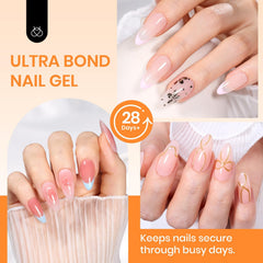 Beetles Gel Adhesión Uñas para una unión fuerte y duradera.