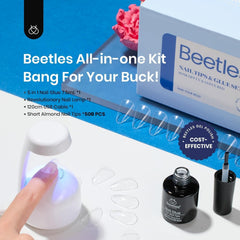 Beetles Gel Nail Kit: lámpara UV-LED mini para curar uñas en casa.