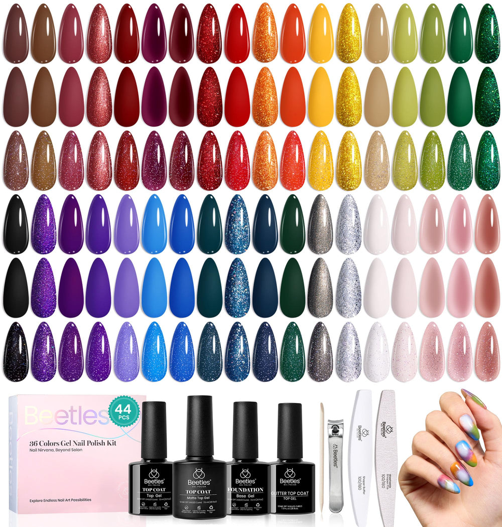 Beetles Gel Nail Kit Mystic Wonderland, portada con paleta mística para inspiración de estilo.