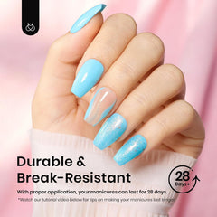 Beetles Gel Nail Tips: acabado brillante y cobertura de alta calidad