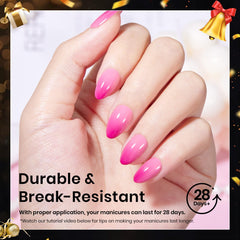 Beetles Gel Nail Tips acrílico PMMA: durabilidad y confort al pegar