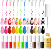 Beetles gel para uñas: 12 colores en botella, acabado brillante