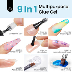 Beetles Gel Polish 9 en 1: sello decorativo gel para fijar detalles con facilidad
