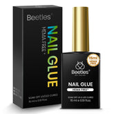Beetles Gel Polish: bote de pegamento para uñas sintéticas, fijación duradera.