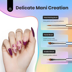 Beetles Gel Polish: brocha ombre para uñas, degradados uniformes
