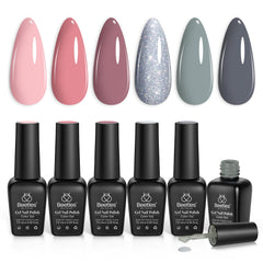 Beetles Gel Polish, tono rosado neutro, ideal para uñas elegantes en bodas