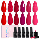 Beetles Gel Polish Crimson Horizon: empaque frontal ideal para regalo y viaje.