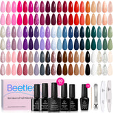 Beetles Gel Polish ensemble 60 couleurs pour des looks variés et durables.