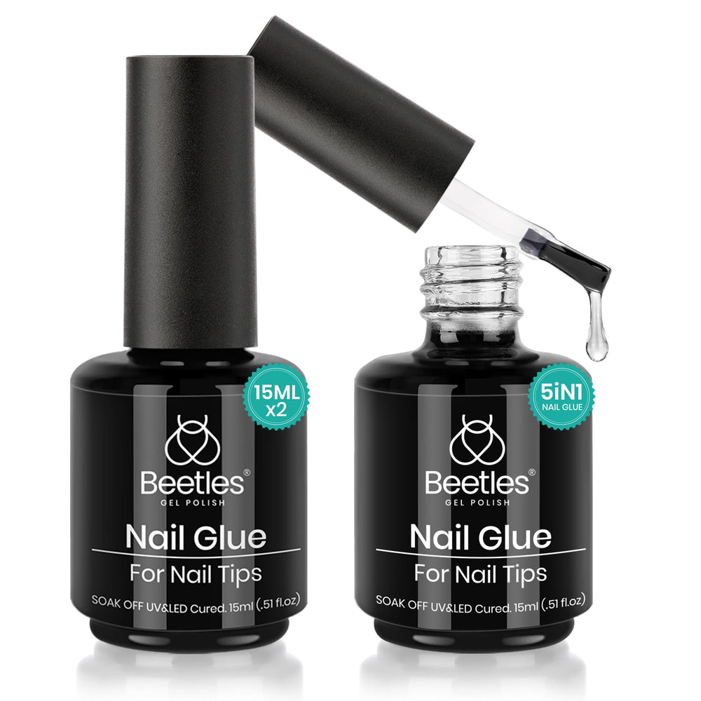 Beetles Gel Polish Kit: caja del kit para manicura en casa.