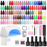 Beetles Gel Polish kit con lámpara profesional para manicura en casa