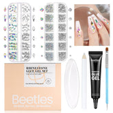 Beetles Gel Polish pegamento para uñas de 15 g, útil para fijar decoraciones.