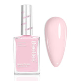 Beetles Gel Polish rosado nube, secado rápido y brillo suave para uñas.