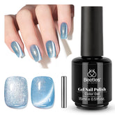 Beetles Gel ojo-gato azul claro con iman para efecto magnetico