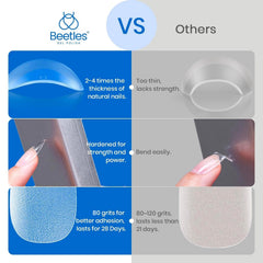 Beetles Gelly Tips sin necesidad de limar, proceso más rápido