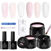 Beetles hard gel kit 3 colors box front for salon-quality nails