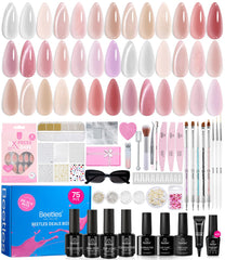 Beetles Jelly Gel Set, caja regalo Navidad, ideal para empezar uñas en casa.