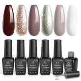 Beetles kit invierno gel polish: seis colores para looks festivos.