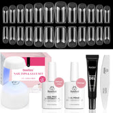 Beetles Kit Gel Uñas Mediano Cuadrado: extensión casera fácil y precisa