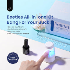 Beetles lámpara LED inteligente acelera el curado de uñas en casa.