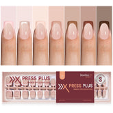 Beetles Mocca Mousse Frances Tip, uñas elegantes y rápidas de aplicar en casa