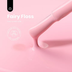 Beetles Gel Polish: muestra de uñas rosa pastel para ver la coloración real.