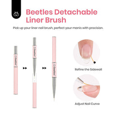 Beetles Nail Protection forma de punta estable y natural